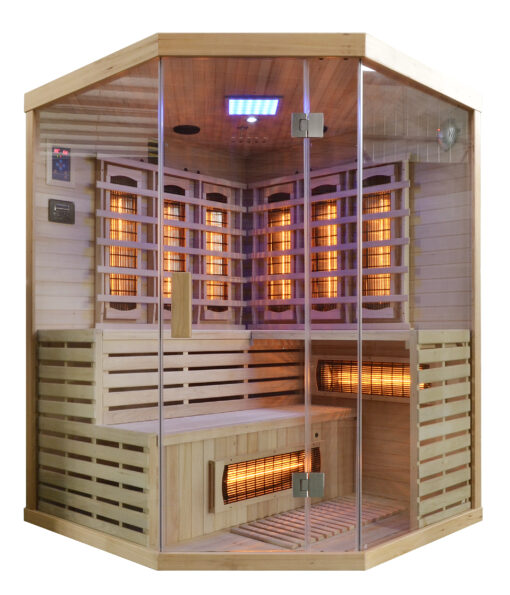 Infrared Sauna Deluxe-4P-Corner
